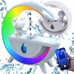 Verk 27469 Multifunkční RGB LED lampa s Bluetooth reproduktorem a zvhčovačem vzduchu