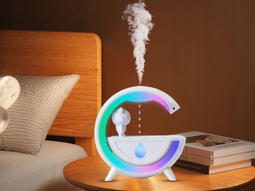 Verk 27469 Multifunkční RGB LED lampa s Bluetooth reproduktorem a zvhčovačem vzduchu