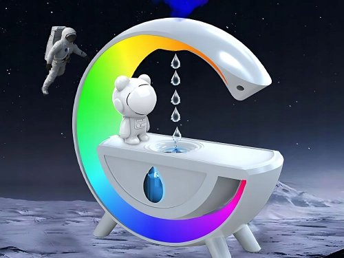 Verk 27469 Multifunkční RGB LED lampa s Bluetooth reproduktorem a zvhčovačem vzduchu