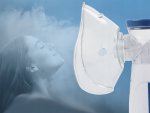 Verk 27516 Inhalátor ultrazvukový nebulizer, 8 ml, AA, bílomodrá