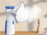 Verk 27516 Inhalátor ultrazvukový nebulizer, 8 ml, AA, bílomodrá