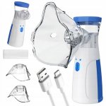 Verk 27516 Inhalátor ultrazvukový nebulizer, 8 ml, AA, bílomodrá