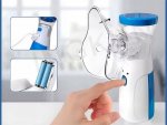 Verk 27516 Inhalátor ultrazvukový nebulizer, 8 ml, AA, bílomodrá