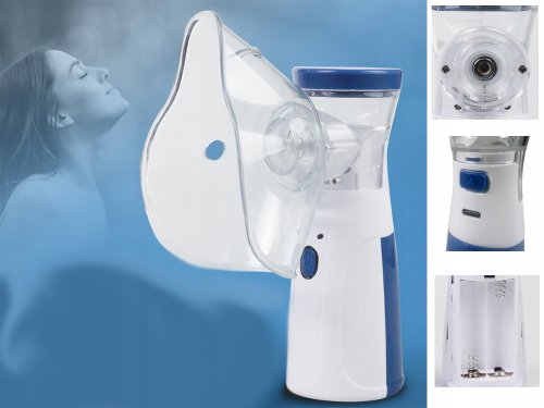 Verk 27516 Inhalátor ultrazvukový nebulizer, 8 ml, AA, bílomodrá