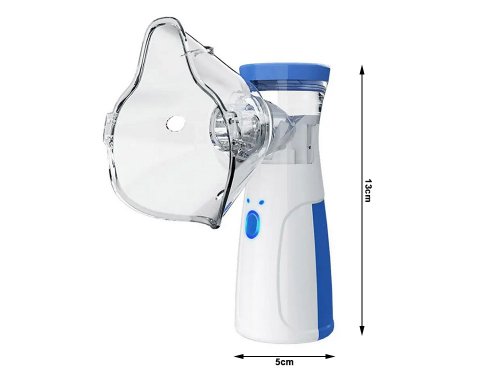 Verk 27516 Inhalátor ultrazvukový nebulizer, 8 ml, AA, bílomodrá