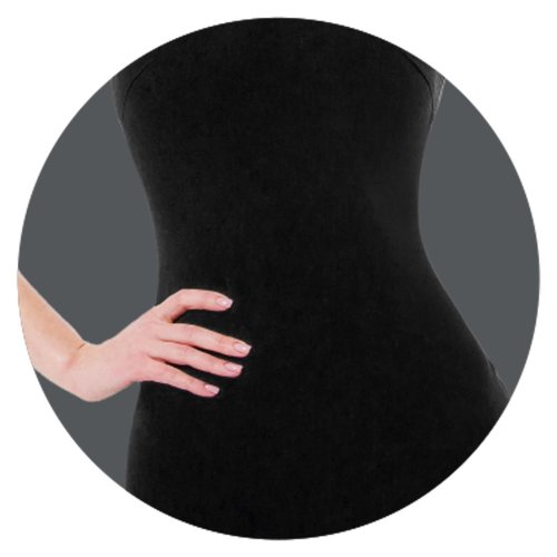 CMP SC0554 Push-up nohavičky so šnúrkou, veľkosť M, čierne