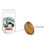 CMP KA0556 Pohár so slamkou, 450 ml, panda