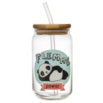 CMP KA0556 Pohár so slamkou, 450 ml, panda
