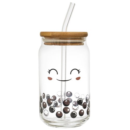 CMP KA0556 Pohár so slamkou, 450 ml, panda