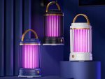 Verk 12360 Bezdrátová závěsná UV lampa proti komárům a dalšímu hmyzu, modrá