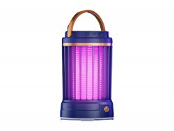 Verk 12360 Bezdrátová závěsná UV lampa proti komárům a dalšímu hmyzu, modrá