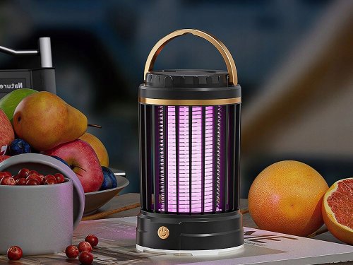 Verk 12360 Bezdrátová závěsná UV lampa proti komárům a dalšímu hmyzu, modrá