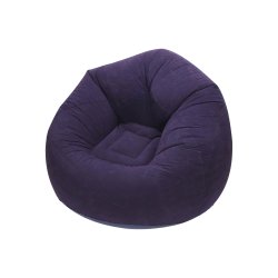 Verk 27535 Nafukovacie relaxačné zamatové kreslo, fialové