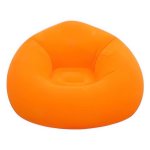 Verk 27535 Nafukovací relaxační sametové křeslo, oranžové