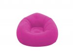 Verk 27535 Nafukovací relaxační sametové křeslo, oranžové