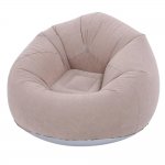 Verk 27535 Nafukovací relaxační sametové křeslo, oranžové