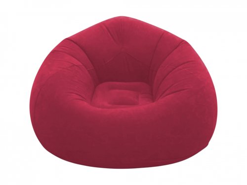 Verk 27535 Nafukovací relaxační sametové křeslo, oranžové