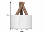 Verk 24615 Dekorativní RGB LED zvlhčovač vzduchu s efektem ohniště, černý