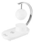 Verk 12368 Lampička s bluetooth reproduktorem, RGB osvětlením a bezdrátovým nabíjením, velryba