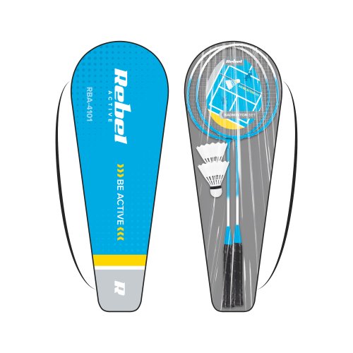 Rebel RBA-4101 Badmintonová sada, rakety, míčky