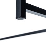 Ruhhy 26117 Skládací dřevěný stůl 80 x 75 x 40 cm, černý