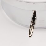 Izoxis 26337 Digitální LED hodiny ve stylu retro budíku, stříbrné