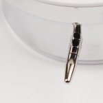 Izoxis 26337 Digitálne LED hodiny v štýle retro budíka, strieborné