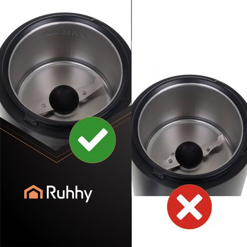 Ruhhy 26219 Mlýnek na kávu 150 W, 50g, černý
