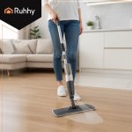 Ruhhy 26152 Mop s rozprašovačem 600 ml, šedý