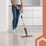 Ruhhy 26152 Mop s rozprašovačem 600 ml, šedý