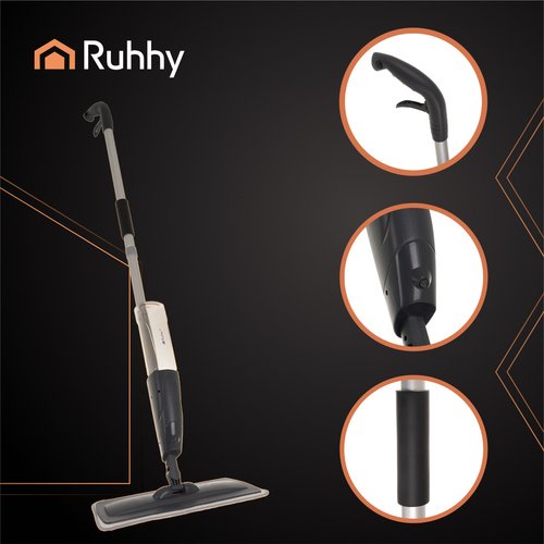 Ruhhy 26152 Mop s rozprašovačem 600 ml, šedý