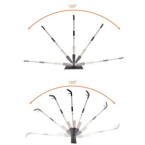 Ruhhy 26152 Mop s rozprašovačom 600 ml, sivý