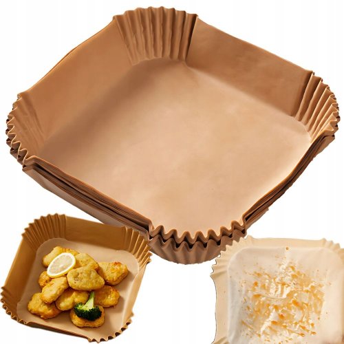 Verk 07249 Papírová vložka do horkovzdušné fritézy 20 x 20 cm, 50 ks