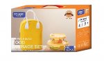 Verk 07394 Termotaška s nádobami na potraviny, 1x 950 ml, 1x 650 ml, žltá