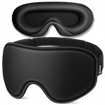 Verk 27568 Ergonomická 3D maska na spanie, čierna