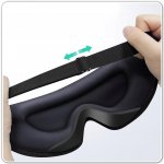 Verk 27568 Ergonomická 3D maska na spanie, čierna