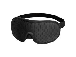 Verk 27568 Ergonomická 3D maska na spaní, černá