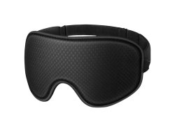 Verk 27568 Ergonomická 3D maska na spanie, čierna