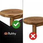 Ruhhy 26041 Stojan na květiny 86 x 33 x 18 cm, hnědý