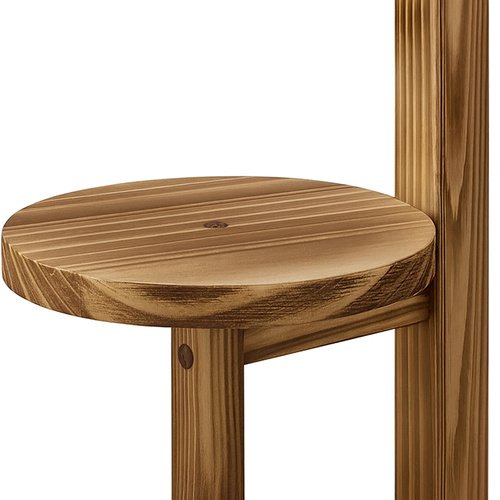 Ruhhy 26041 Stojan na květiny 86 x 33 x 18 cm, hnědý