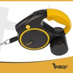 Purlov 25965 Samonavíjacie vodítko 5 m, 10 - 25 kg s LED baterkou