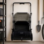 Gardlov 26309 Ruční sběrač listí a trávy - objem 100 l, černý