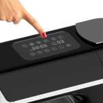 Ruhhy 25729 Kuchyňský robot 5,5 L, 2000 W, s funkcí ohřevu a váhou, černý