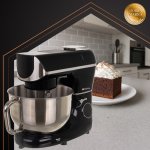 Ruhhy 25729 Kuchyňský robot 5,5 L, 2000 W, s funkcí ohřevu a váhou, černý