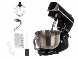 Ruhhy 25729 Kuchyňský robot 5,5 L, 2000 W, s funkcí ohřevu a váhou, černý