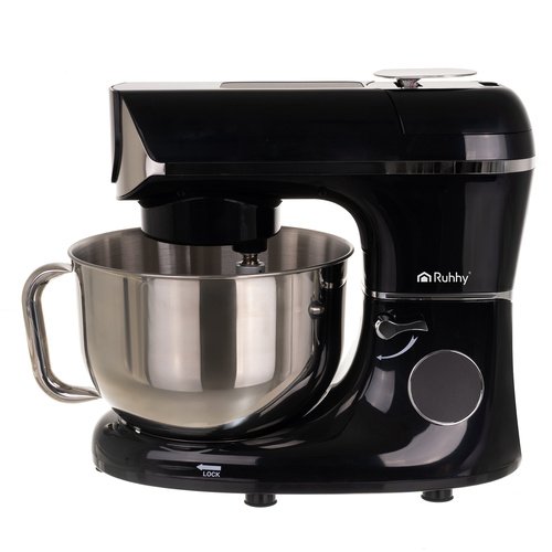 Ruhhy 25729 Kuchyňský robot 5,5 L, 2000 W, s funkcí ohřevu a váhou, černý
