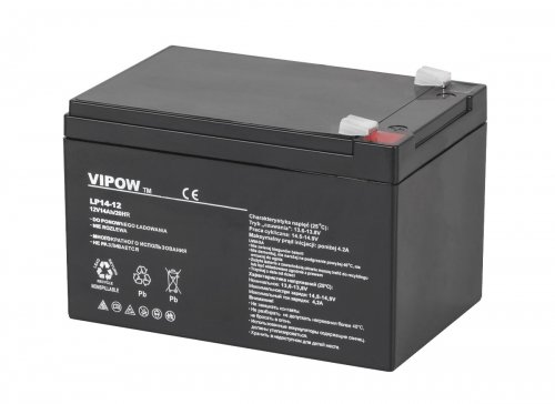Vipow BAT0217 Gelová nabíjecí baterie 12V/14Ah 