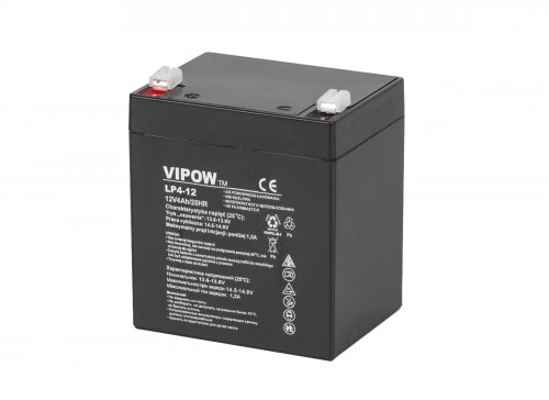 Vipow BAT0210 Gelová nabíjecí baterie 12V/4.0Ah