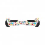 Rebel ZAB0014 Hoverboard LED RGB, 100 kg, 2 x 120 W, biely