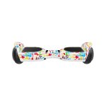 Rebel ZAB0014 Hoverboard LED RGB, 100 kg, 2 x 120 W, bílý